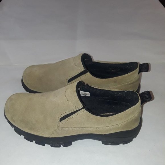 Lands End Men's Suede Slip On Moc - size 8 - Picture 2 of 6